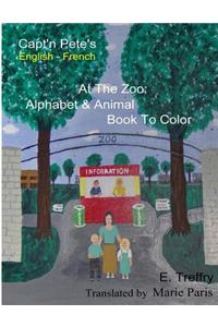 Capt'n Pete's A-B-C Animal Coloring Book - French