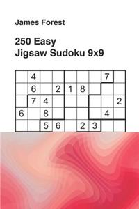 250 Easy Jigsaw Sudoku 9x9