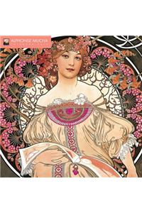 Alphonse Mucha Wall Calendar 2019 (Art Calendar)