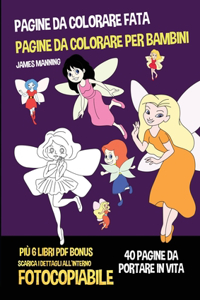 Pagine da colorare fata (Pagine da colorare per bambini)