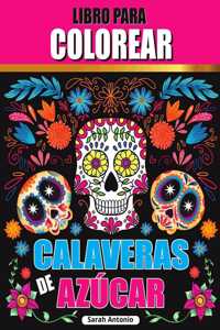 Libro para colorear de calaveras de azúcar