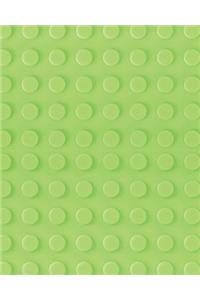 Bright Green Blocks Sketchbook