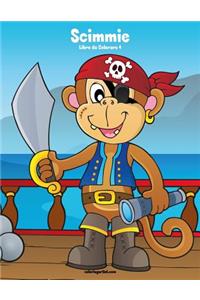 Scimmie Libro da Colorare 4