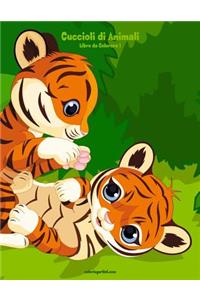 Cuccioli di Animali Libro da Colorare 1