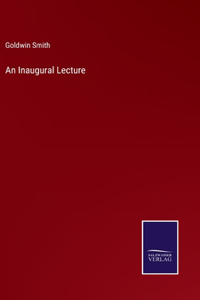 Inaugural Lecture