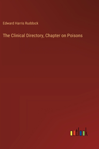 Clinical Directory, Chapter on Poisons