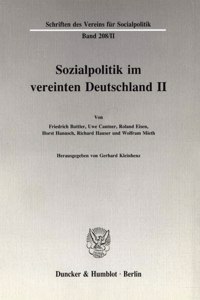 Sozialpolitik Im Vereinten Deutschland II