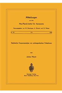 Statistische Frequenzanalyse von Erdmagnetischen Pulsationen