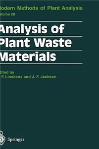 Analysis of Plant Waste Materials