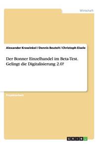 Der Bonner Einzelhandel im Beta-Test. Gelingt die Digitalisierung 2.0?