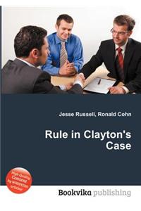 Rule in Clayton's Case