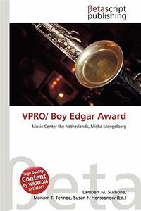 Vpro/ Boy Edgar Award