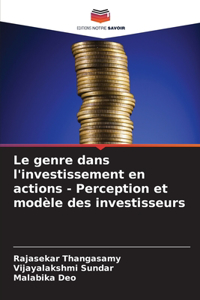 genre dans l'investissement en actions - Perception et modèle des investisseurs