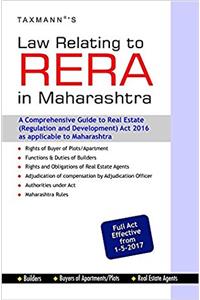 Law Relating to RERA in Maharashtra (Full Act Effective from 1-5-2017)