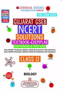 Oswaal Gujarat GSEB NCERT Solutions (Textbook + Exemplar) Class 12 Biology Book (For March 2020 Exam)