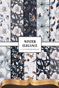 Winter Elegance Scrapbook Paper
