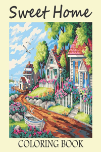 Sweet Home Coloring Book