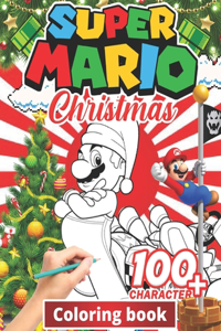 Super mario Christmas Coloring Book