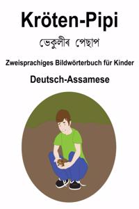 Deutsch-Assamese Kröten-Pipi Zweisprachiges Bildwörterbuch für Kinder