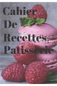 cahier de recettes: patisserie