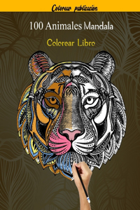 100 Animales Mandala Colorear Libro