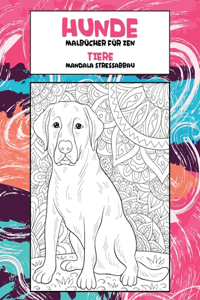 Malbücher für Zen - Mandala Stressabbau - Tiere - Hunde