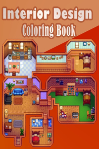 Interior Design Coloring Book