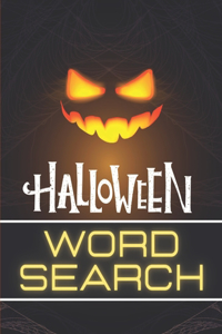 Halloween Word Search: Halloween Word Search Puzzle Book for adults and kids - Word Search Book for elderly - Halloween Activity Book - large print - with solution.