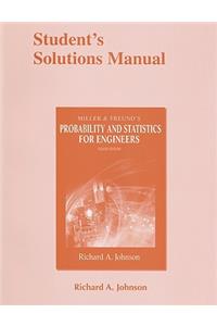 Miller & Freund's Probability and Statistics for Engineers, Student's Solutions Manual