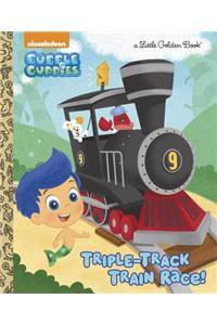 Triple-Track Train Race! (Bubble Guppies)