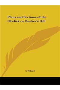 Plans & Sections of the Obelisk on Bunker's Hill (1843)