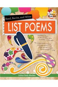 Read, Recite, and Write List Poems