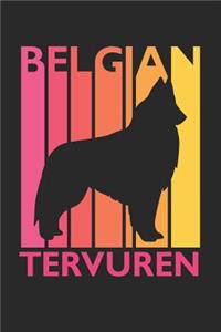 Vintage Belgian Tervuren Notebook - Gift for Belgian Tervuren Lovers - Belgian Tervuren Journal