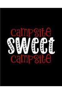 Campsite Sweet Campsite: My RV Travel Log Journal Camping & Logbook, Vintage Camper Journey: Road Trip Planner, Caravan Glamping Diary, Memory Keepsake for Campers & Retirem