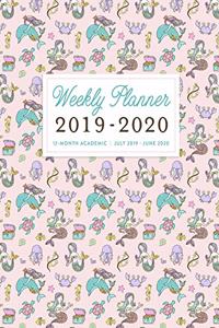Weekly Planner 2019 - 2020 12-Month Academic, July 2019 - June 2020