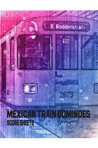 Mexican Train Dominoes Score Sheets