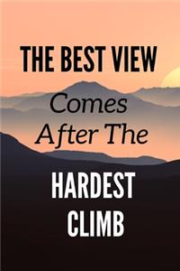 The Best View Comes After The Hardest Climb