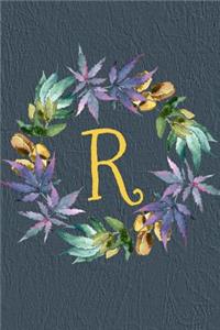 R: Monogrammed Medical Cannabis Log Book Journal - Medicinal Marijuana Therapy Tracker