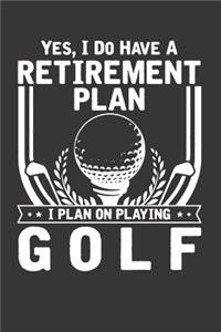 Golfer Golf Notebook Journal Diary Golfing