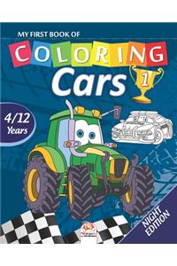 My first book of coloring - cars 1 - Night edition