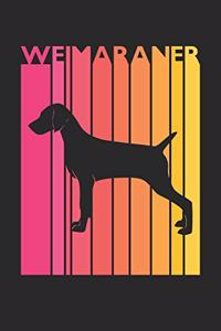 Weimaraner Journal - Vintage Weimaraner Notebook - Gift for Weimaraner Lovers