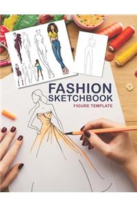Fashion Sketchbook Figure Template