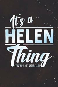 It's a Helen Thing You Wouldn't Understand