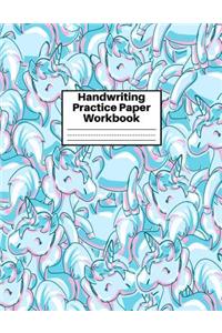 Handwriting Practice Paper Workbook