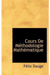 Cours de M Thodologie Math Matique