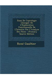 Essai de Coprologie Clinique