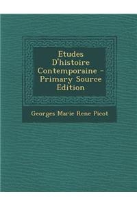 Etudes D'Histoire Contemporaine