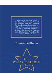 A Military Dictionary and Gazetteer