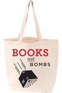 Books Not Bombs Tote