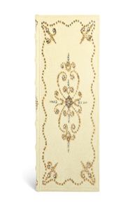 Buttercream (Shimmering Delights) Slim Lined Hardcover Journal (Elastic Band Closure)